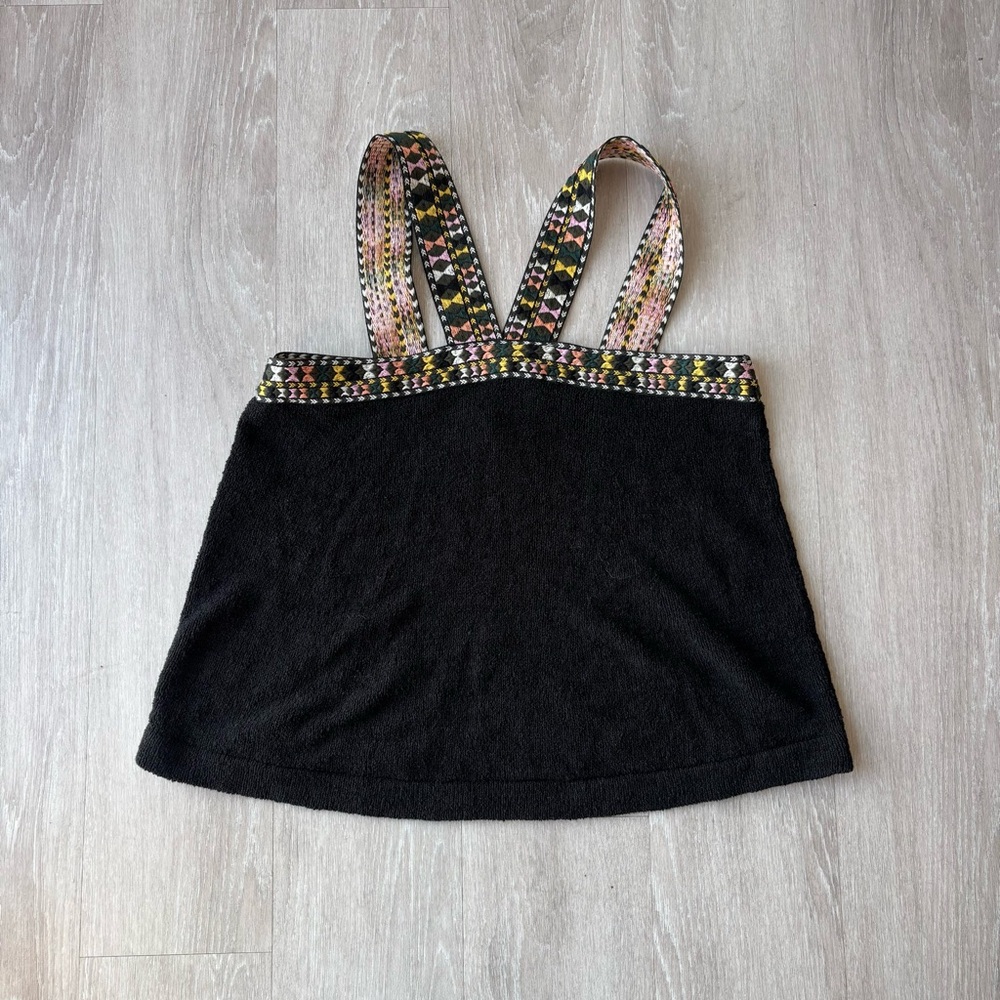 Madewell Embroidered Swing Sweater Tank – Size S – Boho Y2K Vibes - Picture 2 of 5